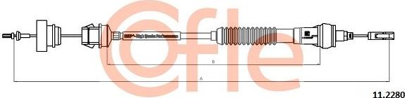 Трос сцепления Cofle. Артикул 92.11.2280