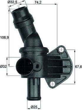 Термостат Mahle Behr для SEAT Leon III 2013-2026. Артикул TI 8 87