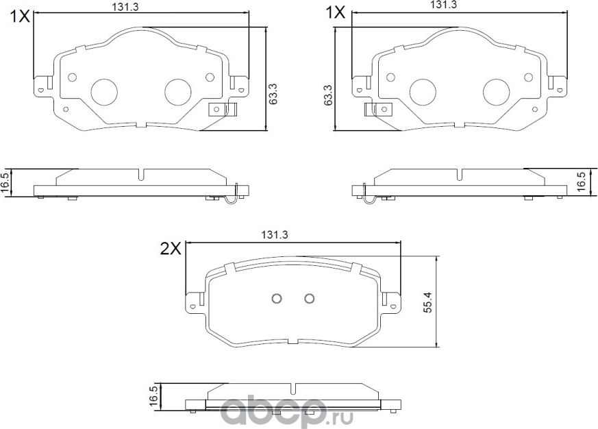 Колодки тормозные CHERY ARRIZZO 8 перед. (Barnett). Артикул CN013