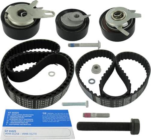 Ремень ГРМ с роликами (комплект) SKF. Артикул VKMA 01270