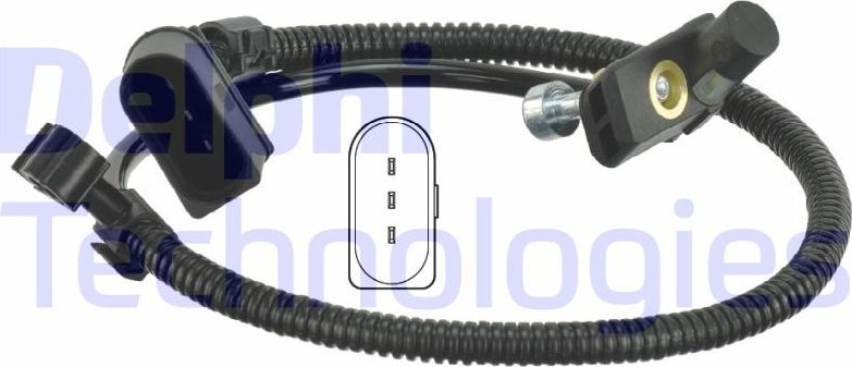 Датчик положения коленвала Delphi. Артикул SS11084