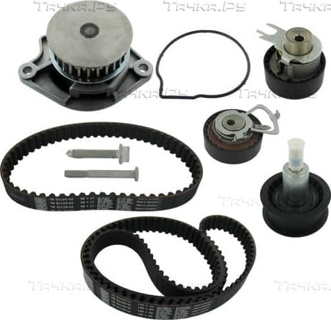 Помпа (водяной насос) с комплектом ремня ГРМ SKF для Volkswagen Golf V 2003-2008. Артикул VKMC 01122