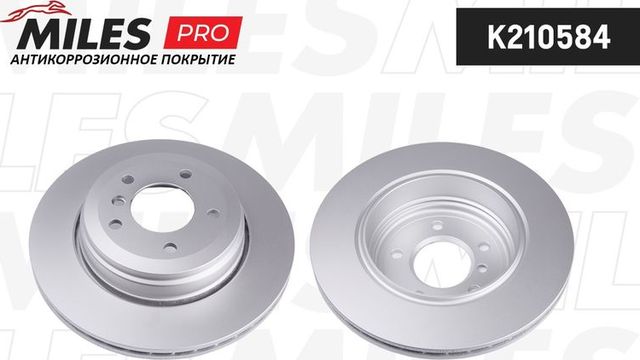 Тормозной диск Miles задний для BMW 6 II (E63/E64) 2004-2007. Артикул K210584