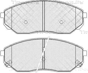 Тормозные колодки FIT передние для Kia Sorento I 2002-2011. Артикул FP3017