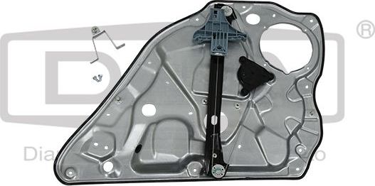 Стеклоподъемник DPA задний левый для Volkswagen Polo IV 2001-2010. Артикул 88390295402