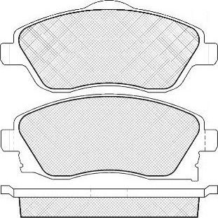 Тормозные колодки FIT. Артикул FP1176