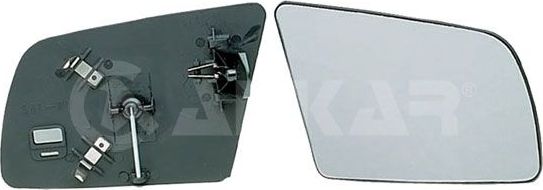 Зеркальное стекло бокового зеркала Alkar правое для Opel Vectra A 1988-1995. Артикул 6402431