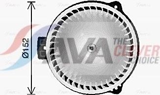 Вентилятор, мотор печки (отопителя) салона AVA передний для Chevrolet Captiva I 2006-2018. Артикул OL8728
