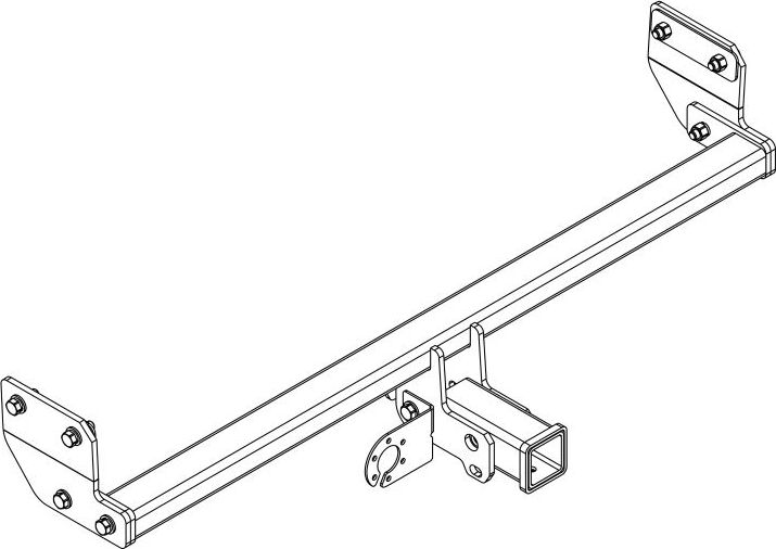 Фаркоп AvtoS для Kia Seltos 2019-2022 без шара в комплекте. Быстросъемный крюк. Артикул KI 36B