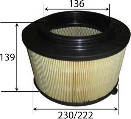 Воздушный фильтр JS Asakashi. Артикул A25003