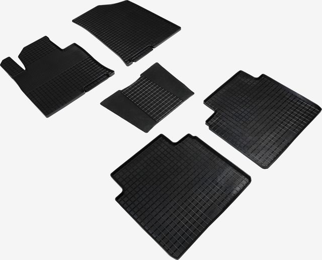 Коврики резиновые Seintex с узором сетка для салона Kia Optima IV 2015-2026. Артикул 95694