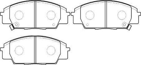 Тормозные колодки HSB. Артикул HP5089