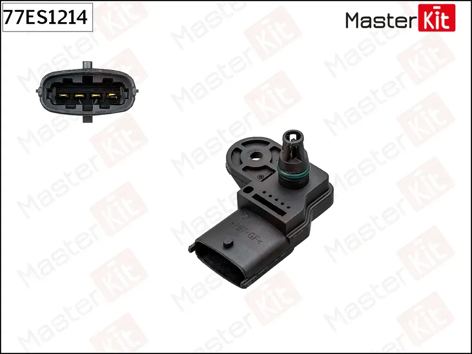 77ES1214 Датчик давление во впускном газопроводе/ OPEL ASTRA G/H/J CORSA D (Master KIT). Артикул 77ES1214