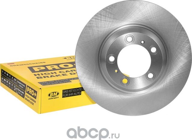 Диск тормозной высокоуглеродистый вентилируемый передний (BM). Артикул WIP0026