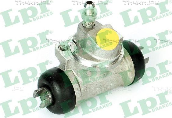 Тормозной цилиндр LPR (алюминий) задний для Nissan Sunny B11 1982-1990. Артикул 4391