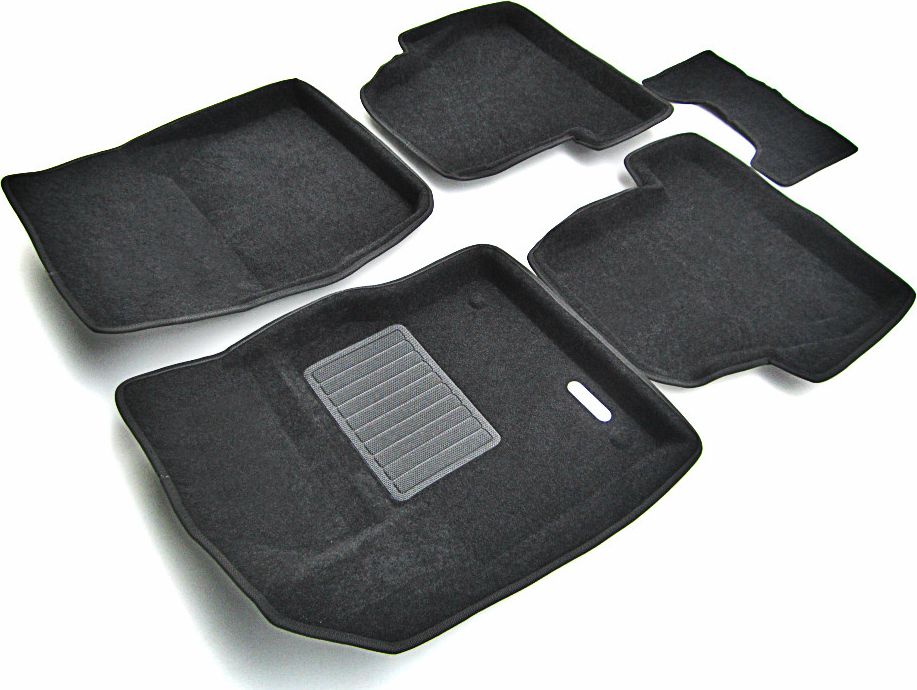 Коврики текстильные Euromat 3D Business для салона Ford Focus III седан, хэтчбек, универсал 2011-2014. Артикул EMC3D-002207