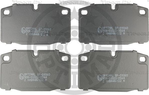 Тормозные колодки Optimal передние для Opel Manta B 1975-1988. Артикул BP-09360