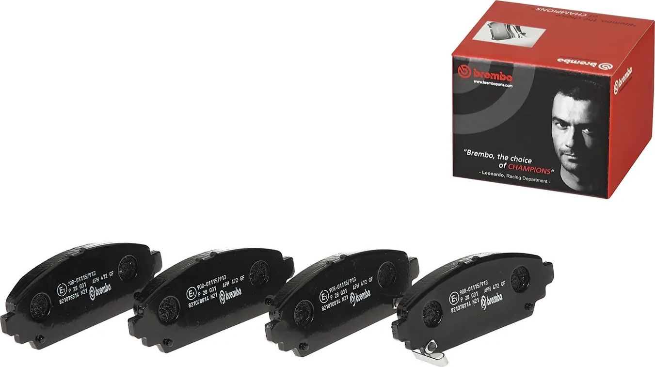 Тормозные колодки Brembo передние для Honda Accord VI 1998-2002. Артикул P 28 031