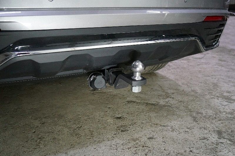 Фаркоп ТСС оцинкованный под американский квадрат для Geely Monjaro 2022-2026. Артикул TCU00353N