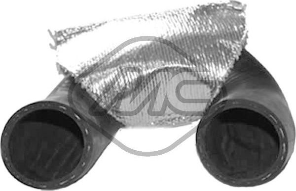 Патрубок радиатора (системы охлаждения) Metalcaucho (EPDM (Этилен-пропиленовый каучук)). Артикул 94309