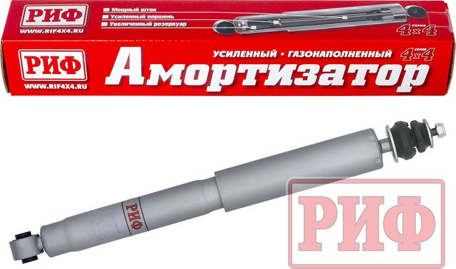 Амортизатор РИФ (R-AIR) усиленный задний газовый для Kia Sorento I 2002-2009, лифт 40 мм. Артикул SAG315