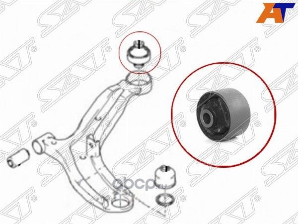 Сайлентблок RR переднего рычага HYUNDAI SOLARISAC (SAT). Артикул ST545844L000