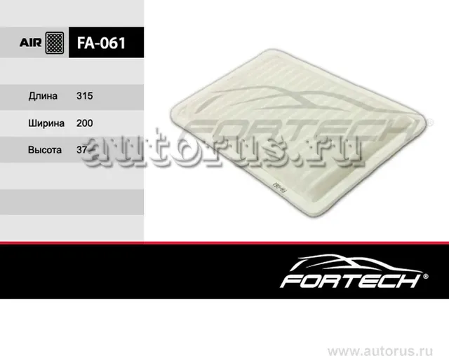 Фильтр Воздушный MAZDA: 2 DE 07, 3 BK 03 (Fortech). Артикул FA061