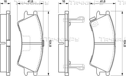Тормозные колодки Bosch (Low-Metallic). Артикул 0 986 424 575
