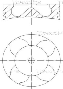 Поршень Mahle для Suzuki Liana I 2004-2008. Артикул 040 05 02