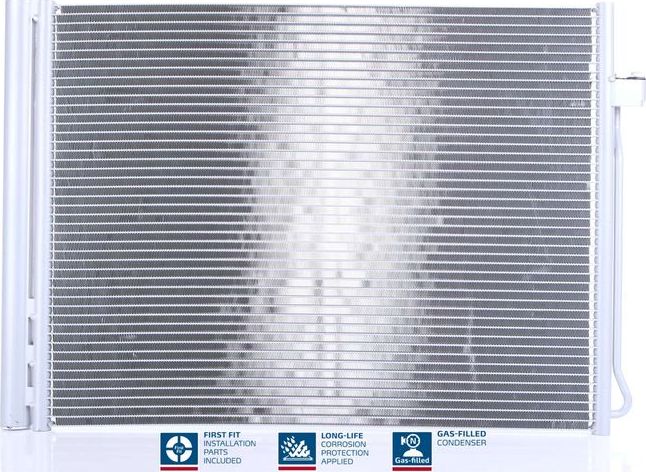 Радиатор кондиционера (конденсатор) Nissens (алюминий). Артикул 940058