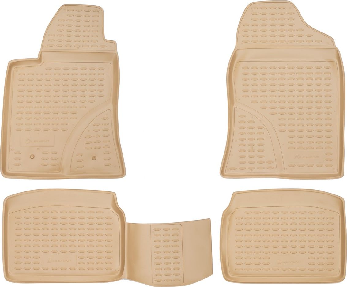 Коврики Element для салона Toyota Avensis 2003-2009 БЕЖЕВЫЕ. Артикул NLC.48.04.212k