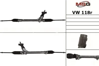 Рулевая рейка без ГУР восстановленная VW Polo Sedan 2011-2020 VW118R (MSG). Артикул VW118R