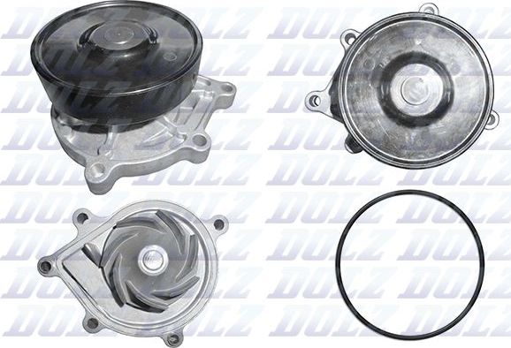 Помпа (водяной насос) Dolz для MINI Cabrio II (R57) 2010-2014. Артикул B239
