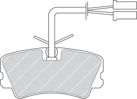 Тормозные колодки Ferodo Premier. Артикул FDB546