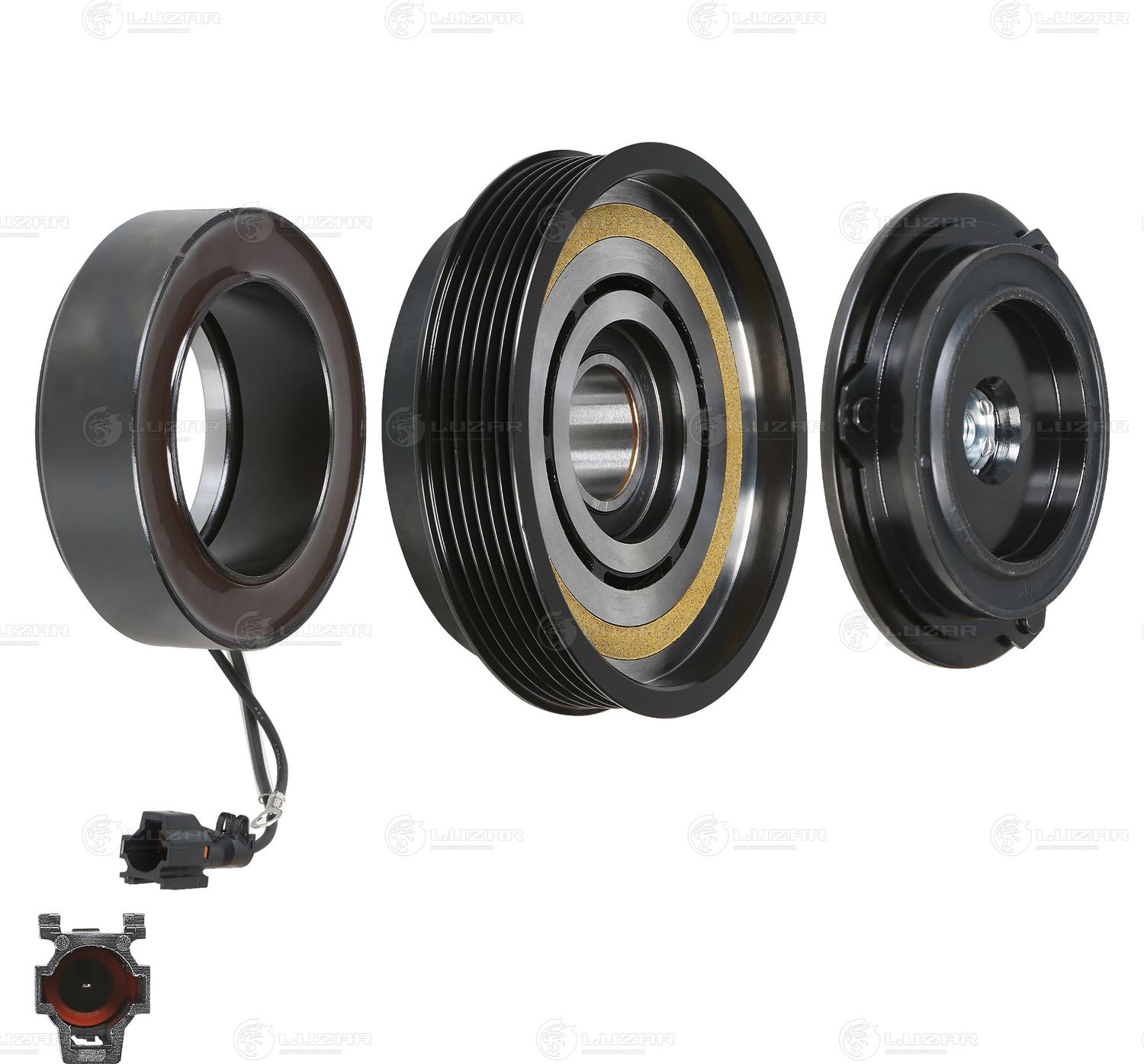 Муфта компрессора кондиционера Luzar. Артикул LMAC 0802