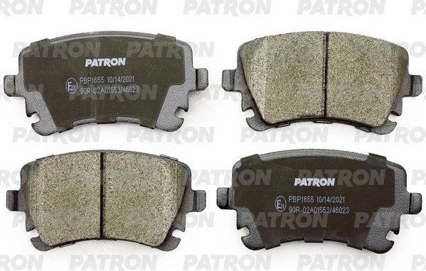 Тормозные колодки Patron. Артикул PBP1655