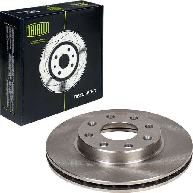 Тормозной диск Trialli передний для Daewoo Kalos 2002-2007. Артикул DF 062101