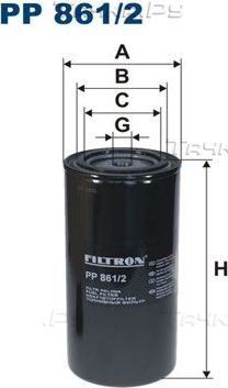 Топливный фильтр Filtron для DAF 95 1987-1996. Артикул PP 861/2