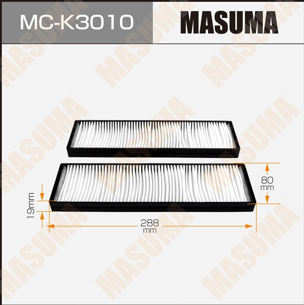 Салонный фильтр Masuma. Артикул MC-K3010