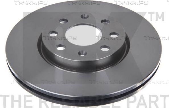 Тормозной диск NK передний для Fiat Punto III Punto 2012-2018. Артикул 202348