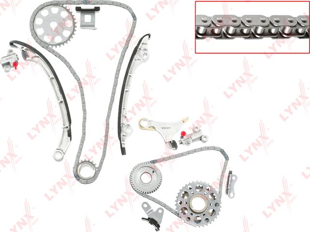 Цепь ГРМ LYNXauto для Toyota HiAce H200 2005-2019. Артикул TK-0074