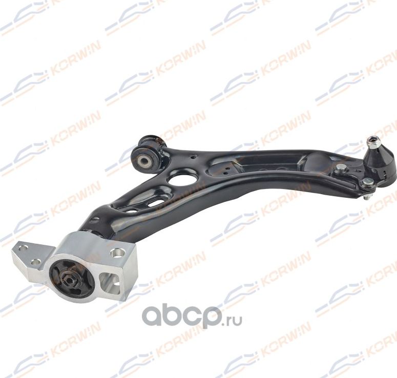 Рычаг подвески передней (с шаровой) L (гарантия 1 год/30т.км) (Korwin) Korwin. Артикул KWAB0008R