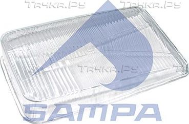 Стекло фары Sampa левый для DAF 95 1987-1998. Артикул 051.097