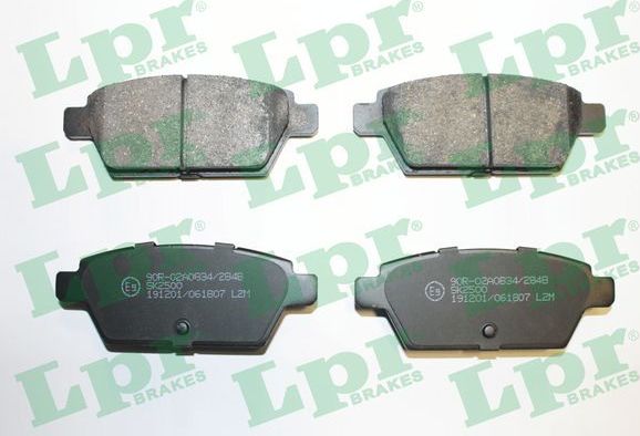 Тормозные колодки LPR. Артикул 05P1807