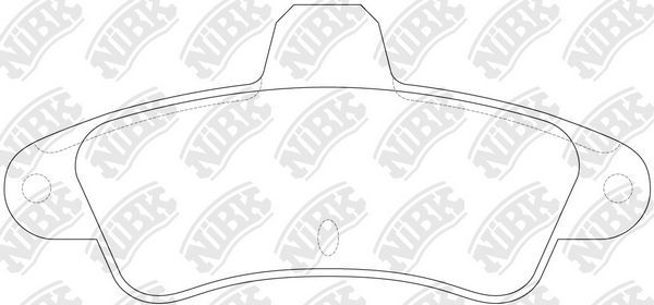 Тормозные колодки NiBK. Артикул PN0288