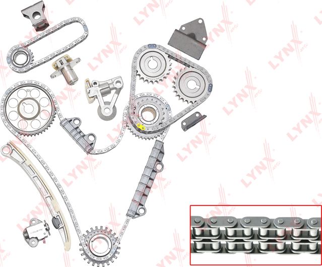 Цепь ГРМ LYNXauto для Suzuki Grand Vitara II 1998-2003. Артикул TK-0049