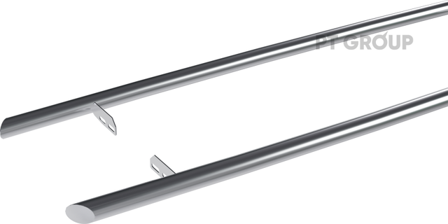 Защита порогов PT Group с окантовкой d=38 мм (НПС) для Tank 300 2022-2026. Артикул GWT-22-220341.00