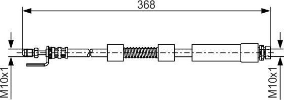 Тормозной шланг Bosch. Артикул 1 987 476 059
