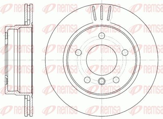 Тормозной диск Remsa. Артикул 6458.10