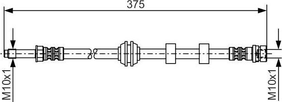 Тормозной шланг Bosch. Артикул 1 987 476 626